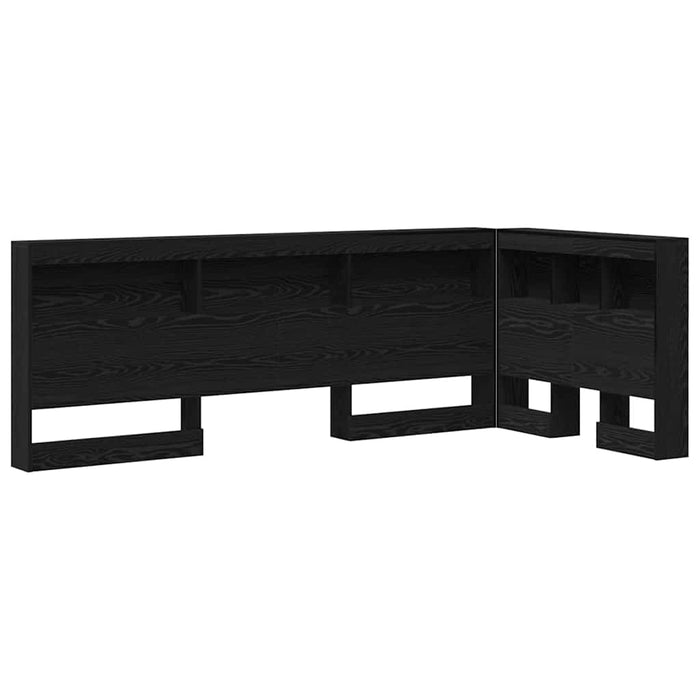 Tăblie de depozitare cu raft Stejar negru 90 cm Lemn compozit - WALTI WALTI