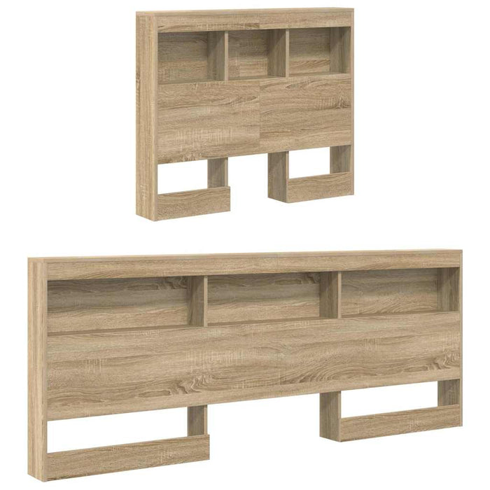 Tăblie de depozitare cu raft Stejar Sonoma 90 cm Lemn compozit - WALTI WALTI