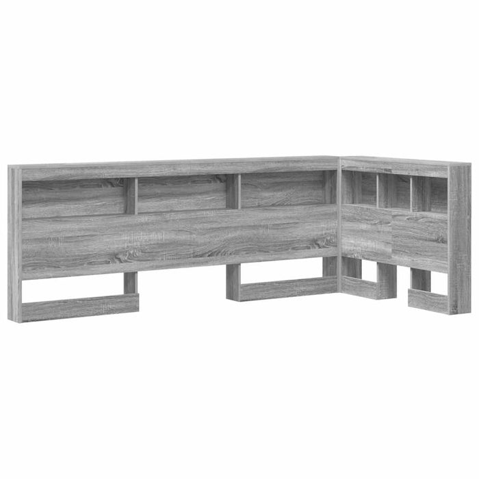 Tăblie de depozitare cu raft sonoma gri 90 cm Lemn compozit - WALTI WALTI