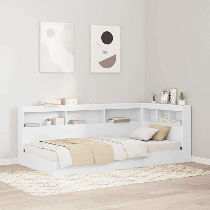 Tăblie de depozitare cu raft Alb 75 cm Lemn compozit - WALTI WALTI