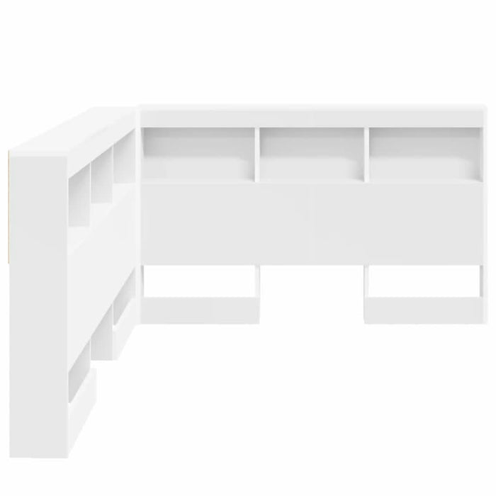 Tăblie de depozitare cu raft Alb 120 cm Lemn compozit - WALTI WALTI