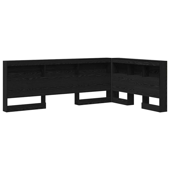 Tăblie de depozitare cu raft Stejar negru 120 cm Lemn compozit - WALTI WALTI