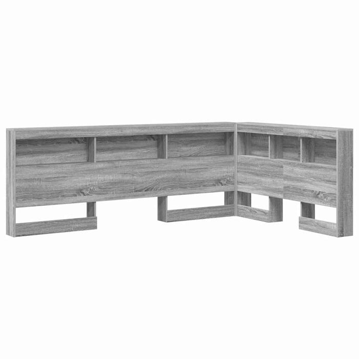 Tăblie de depozitare cu raft sonoma gri 120 cm Lemn compozit - WALTI WALTI
