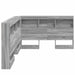 Tăblie de depozitare cu raft sonoma gri 120 cm Lemn compozit - WALTI WALTI