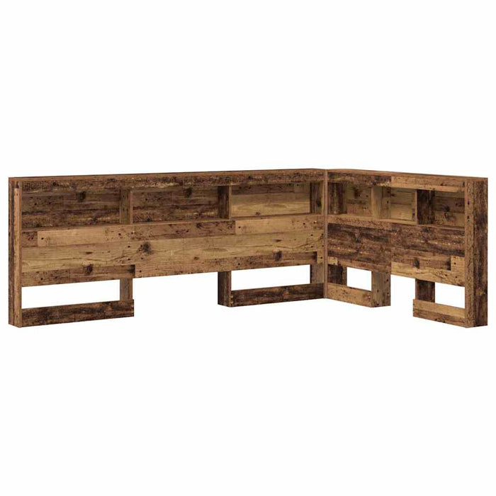 Tăblie de depozitare cu raft Lemn vechi 120 cm Lemn compozit - WALTI WALTI