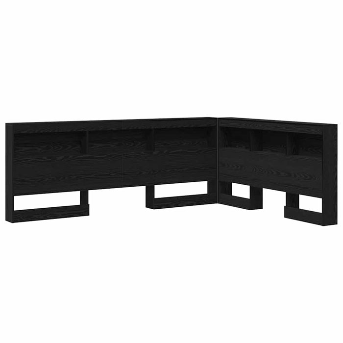 Tăblie de depozitare cu raft Stejar negru 135 cm Lemn compozit - WALTI WALTI