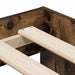 Cadru de pat cu depozitare Stejar fumuriu 244 x 127 x 53.5 cm - WALTI WALTI