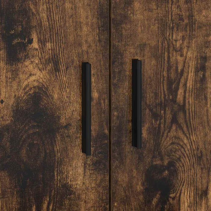 Cadru de pat cu depozitare Stejar fumuriu 234 x 118 x 53.5 cm - WALTI WALTI