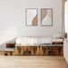 Cadru de pat cu depozitare Stejar fumuriu 234 x 118 x 53.5 cm - WALTI WALTI