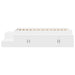 Cadru de pat cu depozitare cu sertar Alb 234 x 103 x 53.5 cm - WALTI WALTI
