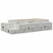 Cadru de pat cu depozitare Gri din beton 234 x 103 x 53.5 cm - WALTI WALTI