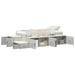 Cadru de pat cu depozitare Gri din beton 234 x 103 x 53.5 cm - WALTI WALTI