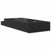 Cadru de pat cu depozitare Stejar negru 236.5 x 80 x 31.5 cm - WALTI WALTI