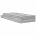 Cadru de pat cu depozitare sonoma gri 236.5 x 80 x 31.5 cm - WALTI WALTI