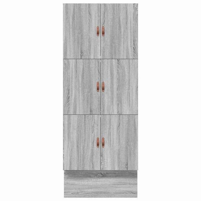 Cadru de pat cu depozitare sonoma gri 236.5 x 80 x 31.5 cm - WALTI WALTI