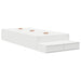 Cadru de pat cu depozitare cu sertar Alb 236.5 x 90 x 31.5 cm - WALTI WALTI
