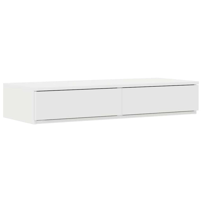 Cadru de pat cu depozitare cu sertar Alb 236.5 x 90 x 31.5 cm - WALTI WALTI