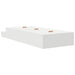 Cadru de pat cu depozitare cu sertar Alb 236.5 x 90 x 31.5 cm - WALTI WALTI