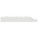Cadru de pat cu depozitare cu sertar Alb 236.5 x 90 x 31.5 cm - WALTI WALTI