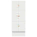 Cadru de pat cu depozitare cu sertar Alb 236.5 x 90 x 31.5 cm - WALTI WALTI