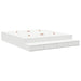Cadru de pat cu depozitare cu sertar Alb 236.5 x 200 x 31.5 cm - WALTI WALTI