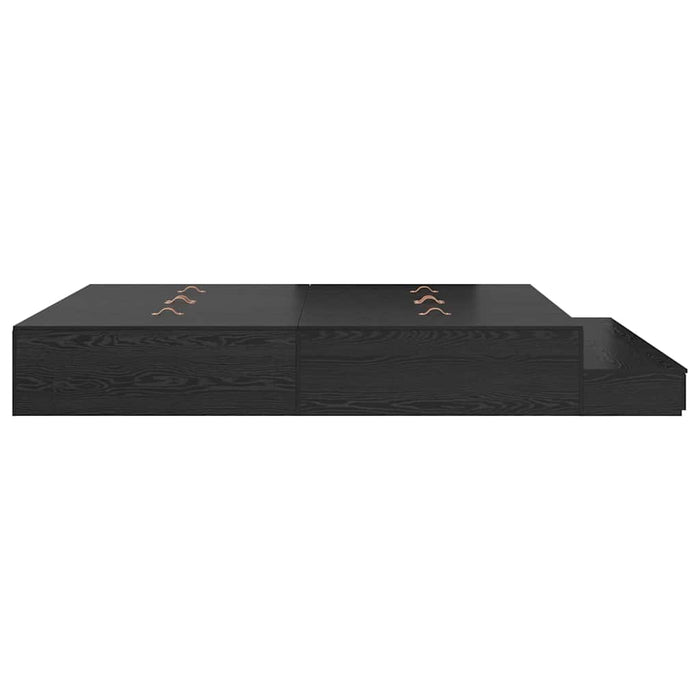 Cadru de pat cu depozitare Stejar negru 236.5 x 200 x 31.5 cm - WALTI WALTI