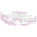 Cadru de pat cu depozitare Stejar negru 236.5 x 200 x 31.5 cm - WALTI WALTI