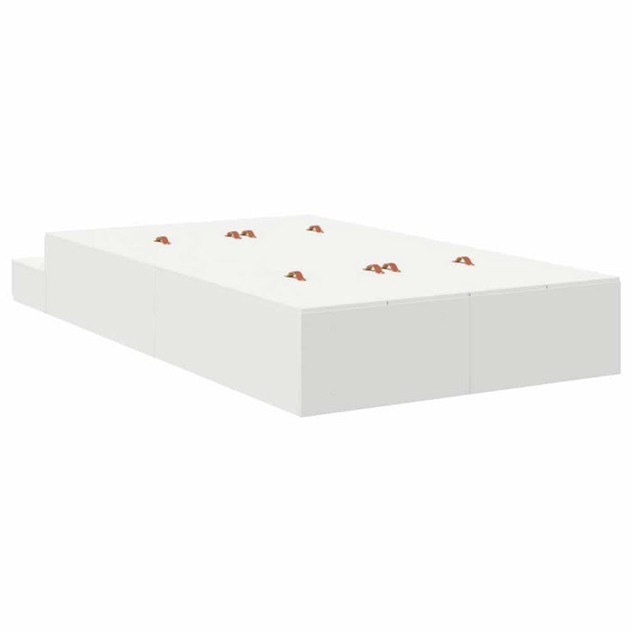 Cadru de pat cu depozitare cu sertar Alb 236.5 x 120 x 31.5 cm - WALTI WALTI