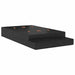 Cadru de pat cu depozitare Stejar negru 236.5 x 120 x 31.5 cm - WALTI WALTI
