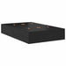 Cadru de pat cu depozitare Stejar negru 236.5 x 120 x 31.5 cm - WALTI WALTI