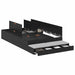 Cadru de pat cu depozitare Stejar negru 236.5 x 120 x 31.5 cm - WALTI WALTI