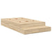 Cadru de pat cu depozitare Stejar Sonoma 236.5 x 120 x 31.5 cm - WALTI WALTI