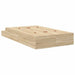 Cadru de pat cu depozitare Stejar Sonoma 236.5 x 120 x 31.5 cm - WALTI WALTI