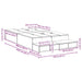 Cadru de pat cu depozitare Stejar Sonoma 236.5 x 120 x 31.5 cm - WALTI WALTI