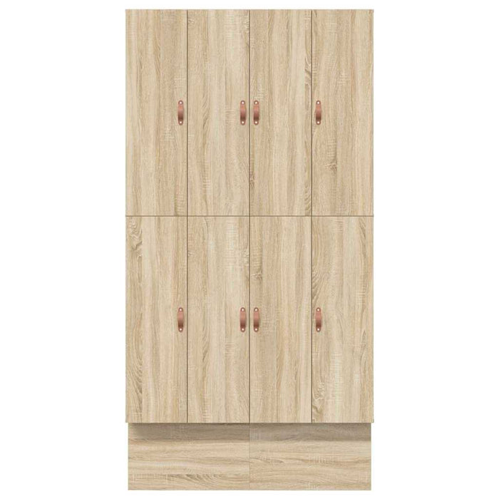 Cadru de pat cu depozitare Stejar Sonoma 236.5 x 120 x 31.5 cm - WALTI WALTI
