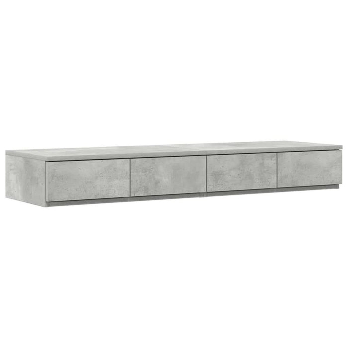 Cadru de pat cu depozitare Gri din beton 236.5 x 120 x 31.5 cm - WALTI WALTI