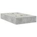Cadru de pat cu depozitare Gri din beton 236.5 x 120 x 31.5 cm - WALTI WALTI