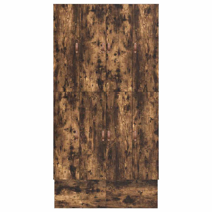 Cadru de pat cu depozitare Stejar fumuriu 236.5 x 120 x 31.5 cm - WALTI WALTI