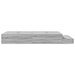 Cadru de pat cu depozitare sonoma gri 236.5 x 120 x 31.5 cm - WALTI WALTI
