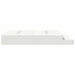 Cadru de pat cu depozitare cu sertar Alb 236.5 x 140 x 31.5 cm - WALTI WALTI