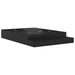 Cadru de pat cu depozitare Stejar negru 236.5 x 150 x 31.5 cm - WALTI WALTI