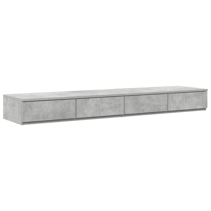 Cadru de pat cu depozitare Gri din beton 236.5 x 150 x 31.5 cm - WALTI WALTI