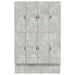 Cadru de pat cu depozitare Gri din beton 236.5 x 150 x 31.5 cm - WALTI WALTI