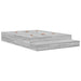 Cadru de pat cu depozitare sonoma gri 236.5 x 150 x 31.5 cm - WALTI WALTI