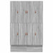 Cadru de pat cu depozitare sonoma gri 236.5 x 150 x 31.5 cm - WALTI WALTI