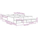 Cadru de pat cu depozitare Lemn vechi 236.5 x 150 x 31.5 cm - WALTI WALTI
