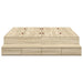 Cadru de pat cu depozitare Stejar Sonoma 236.5 x 160 x 31.5 cm - WALTI WALTI