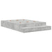 Cadru de pat cu depozitare Gri din beton 236.5 x 160 x 31.5 cm - WALTI WALTI