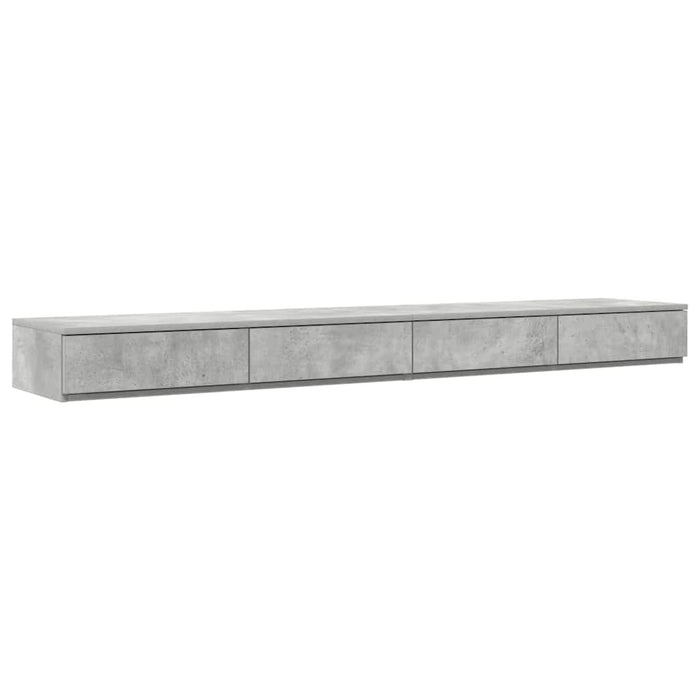Cadru de pat cu depozitare Gri din beton 236.5 x 180 x 31.5 cm - WALTI WALTI