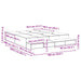 Cadru de pat cu depozitare Gri din beton 236.5 x 180 x 31.5 cm - WALTI WALTI
